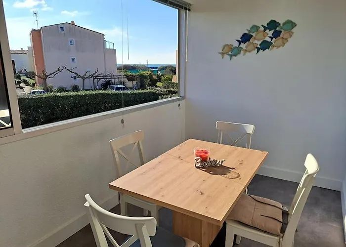 Les Terrasses De La 255, T3 Bien Equipe, Wifi, Parking アパート アグド